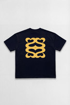 Crest Logo T-Shirt - Navy blue