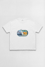 T-Shirt Sardine Graphic - White