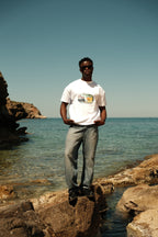 T-Shirt Sardine Graphic - White