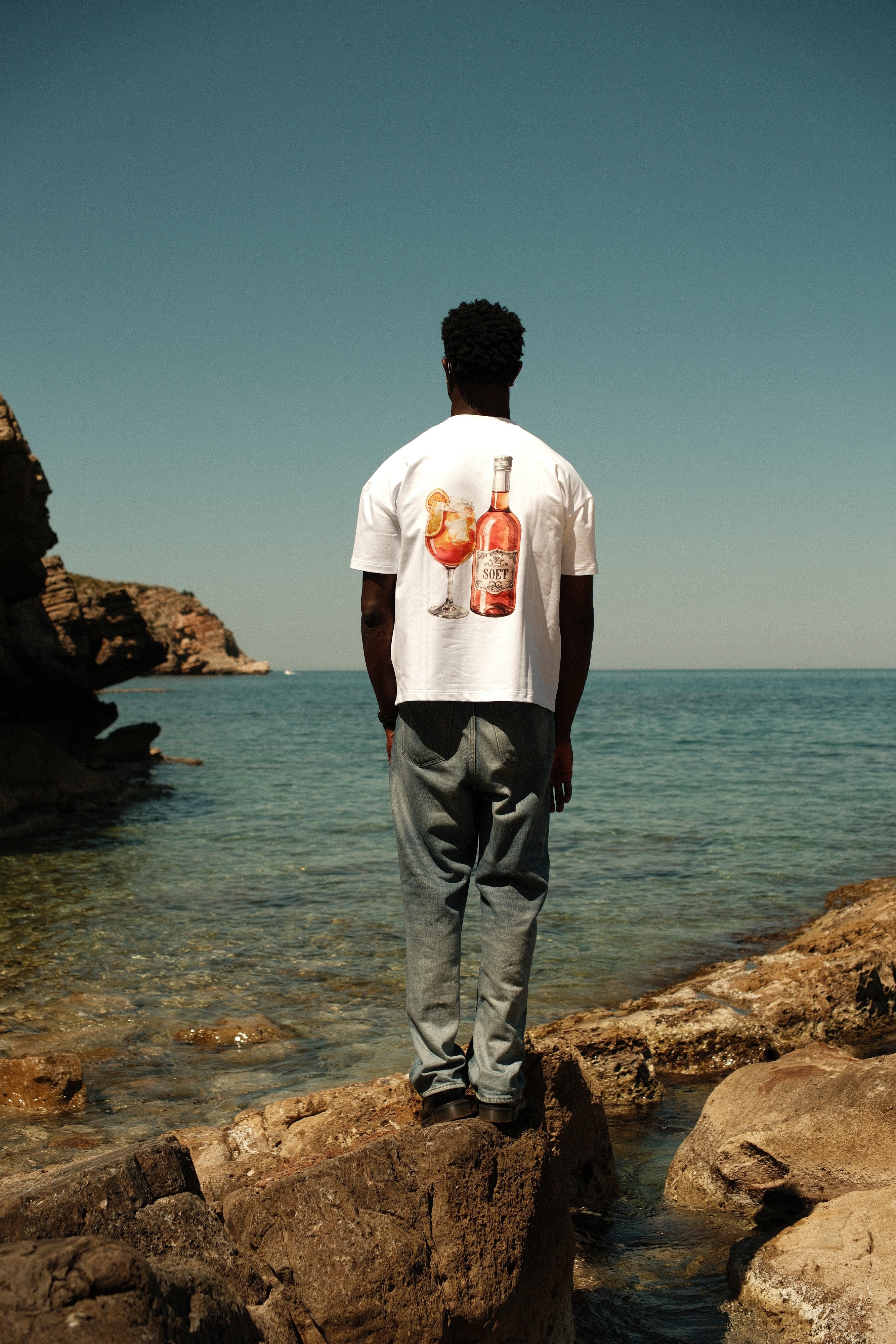 T-Shirt Aperol Graphic - White