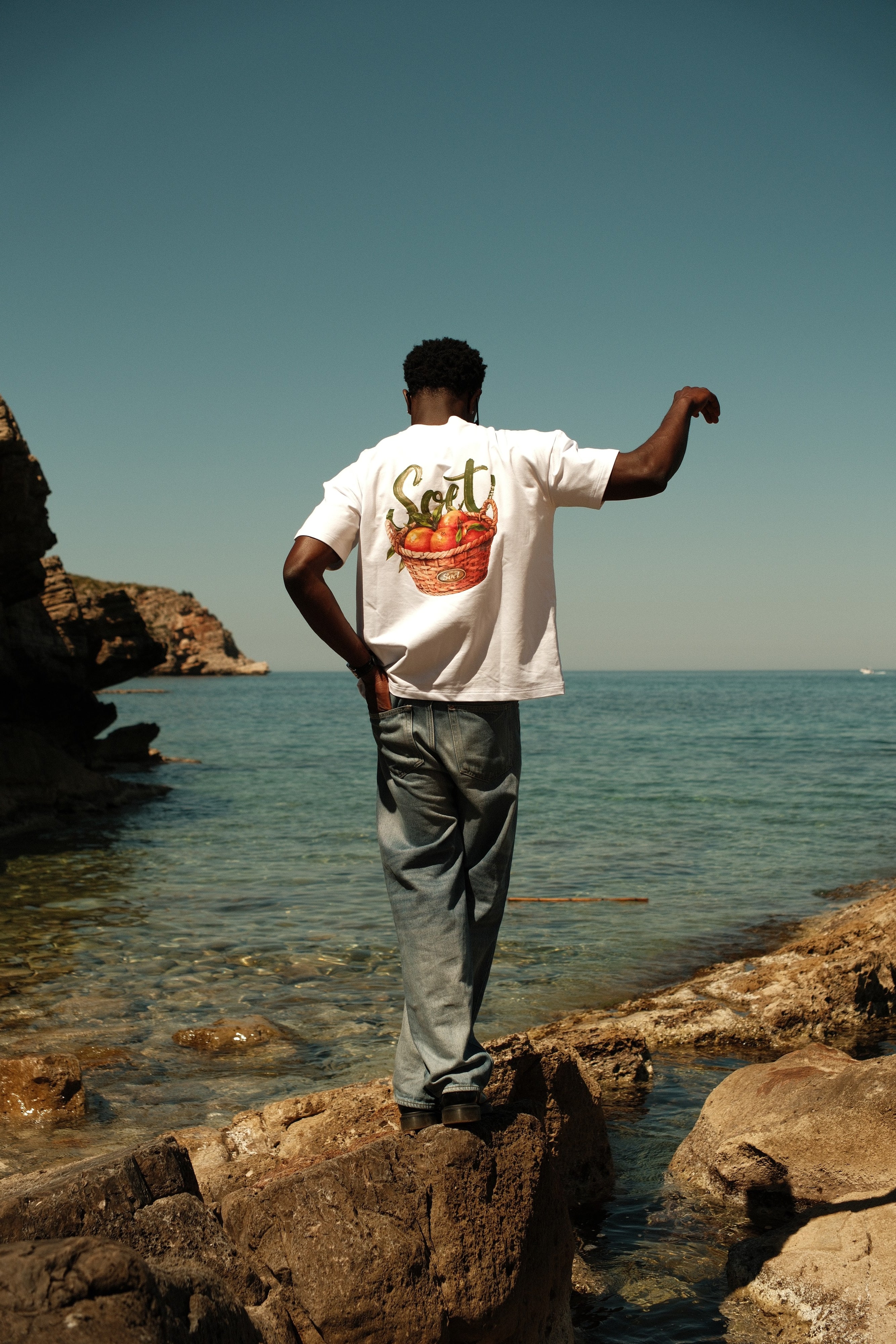 T-Shirt Fruit Graphic - White