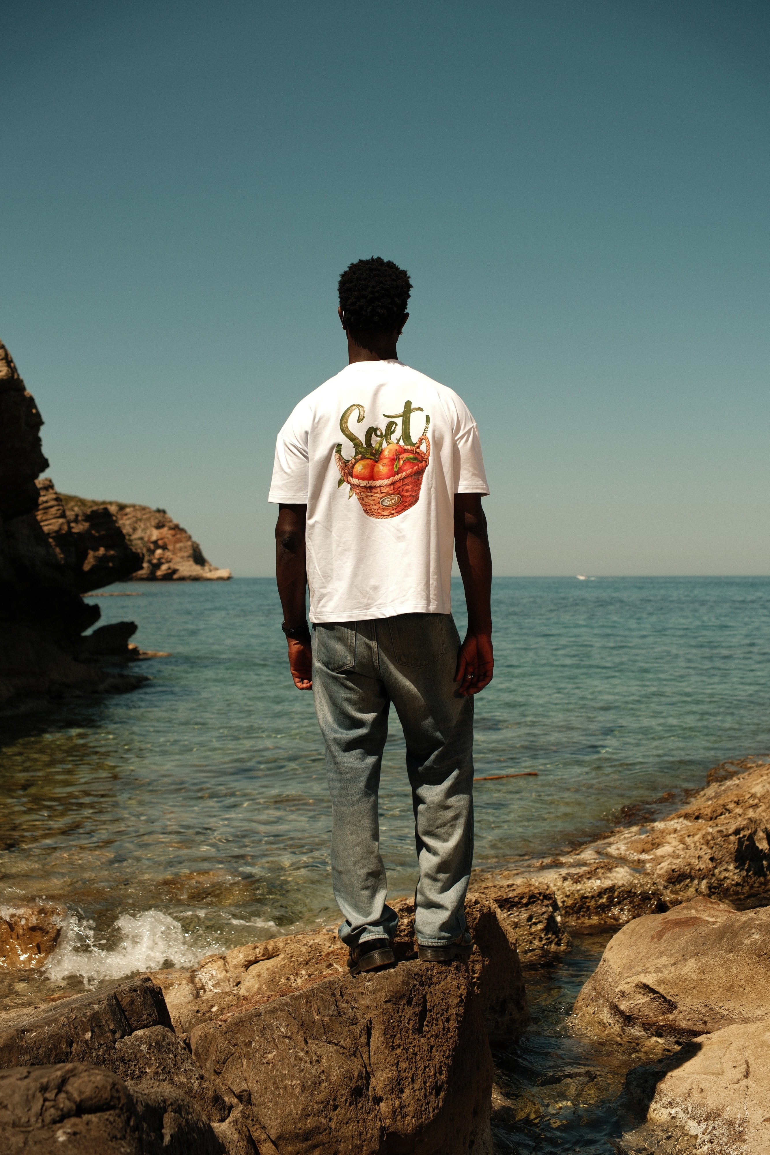 T-Shirt Fruit Graphic - White