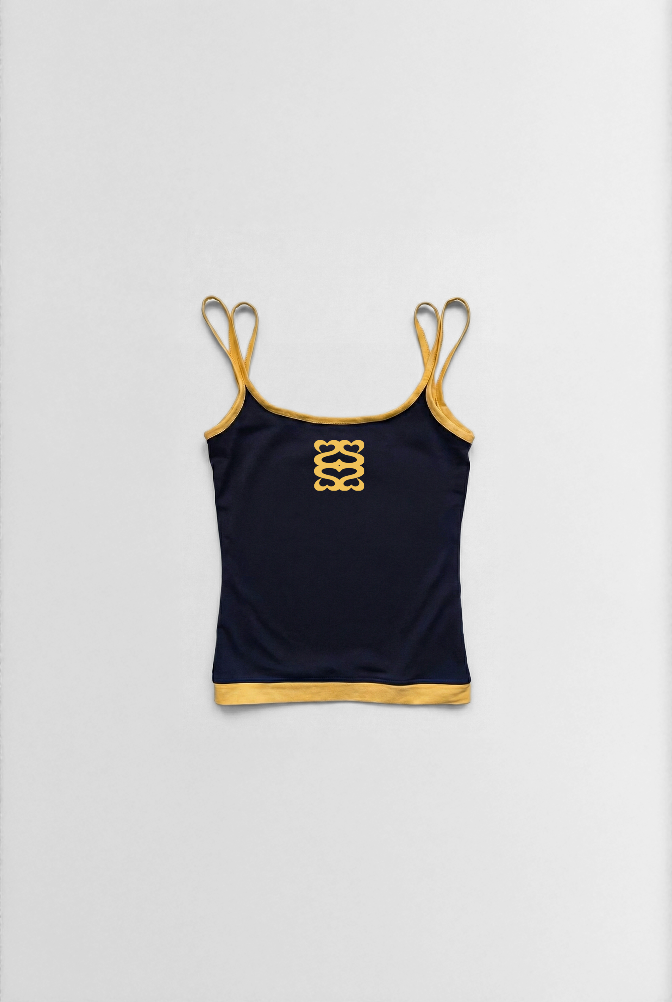 Crest Logo Cami Top - Navy Blue